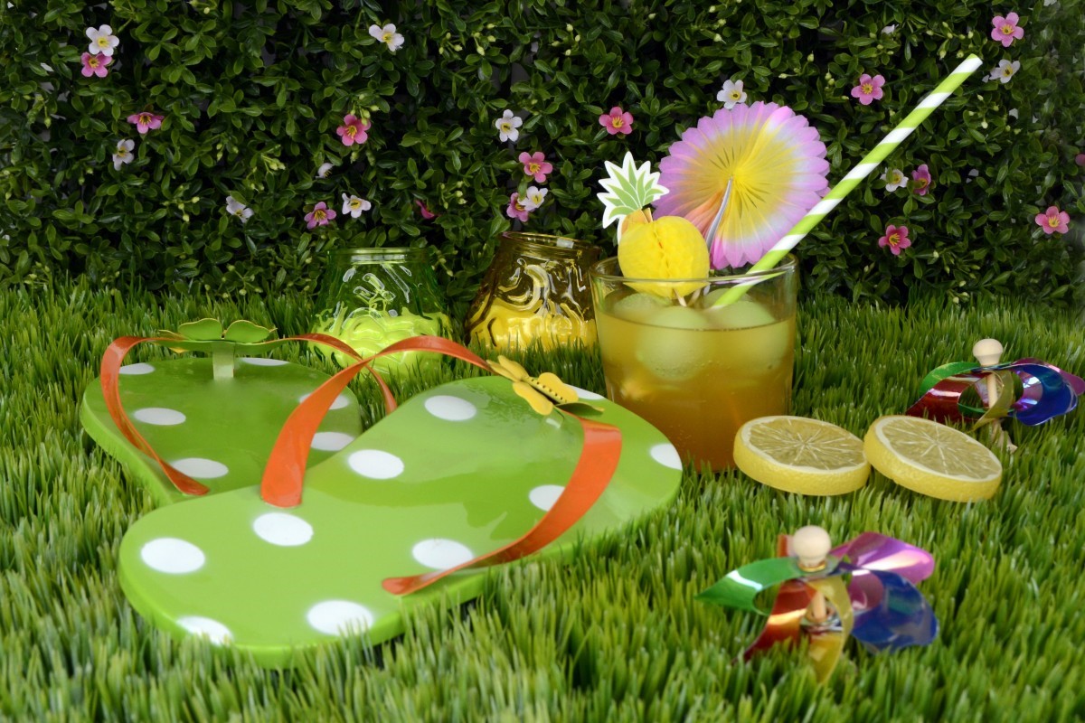 Green grass, fruity drinks and a refreshing breeze all make the backyard the perfect setting for a party during the warmer months.