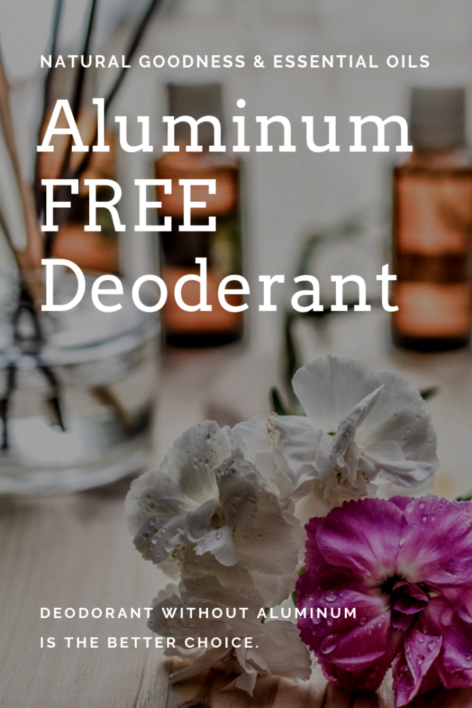 Deodorant without Aluminum