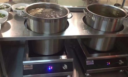How to make large servings for soup with Commercial Induction Cooktop